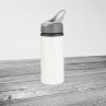 Спортивная бутылка из нержавеющей стали (белый) печать фото, логотип, надпись Фото № 1